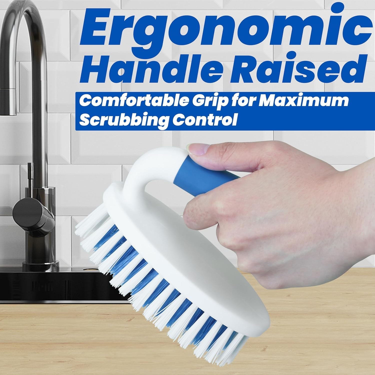 2-Pack Small Cleaning Brushes, Cleaning Carpet, Floor, Bathroom, Kitchenware